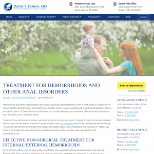 David Yamini, M.D. – Non-Surgical Treatment for Hemorrhoids website