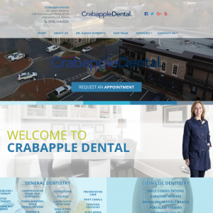 Crabapple Dental website