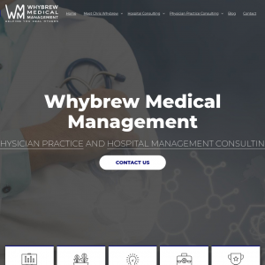 Whybrew Medical Management and Health Care Consulting website