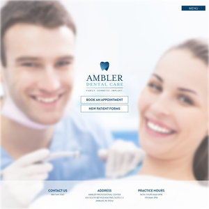 Ambler Dental Care website