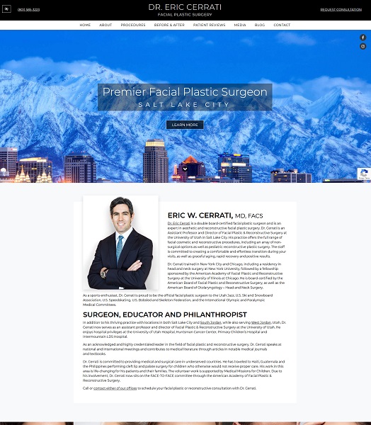 Dr. Eric Cerrati website