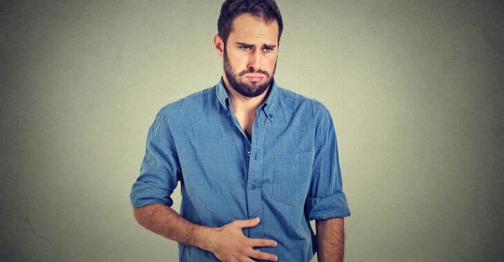 Man Suffering From Nausea Due To Pancreatitis not working properly