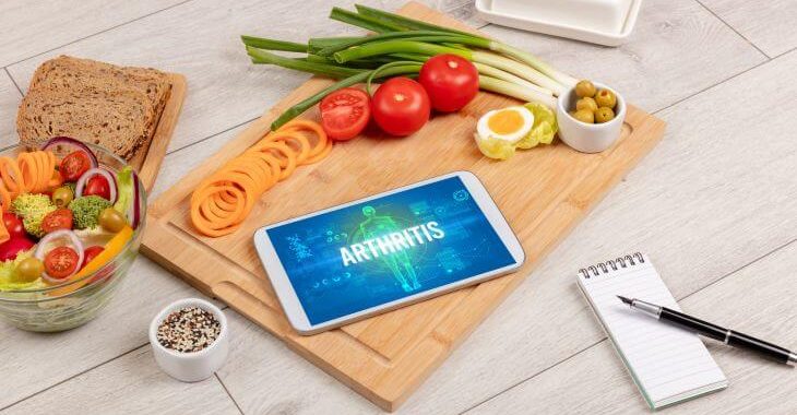 Diet and healty lifestyle for arthritis management.