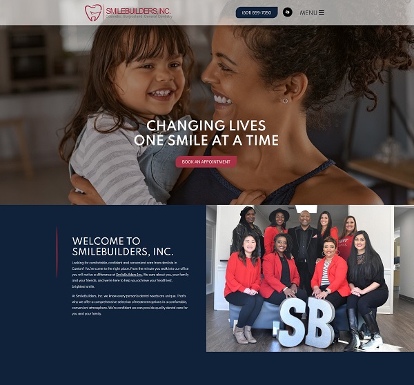 SmileBuilders, Inc. website