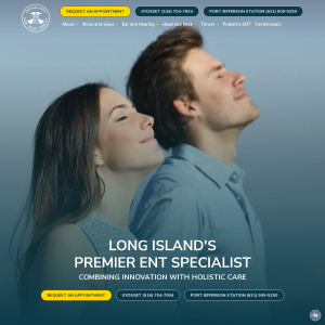 Integrative ENT – Michael Cohen, MD website screenshot